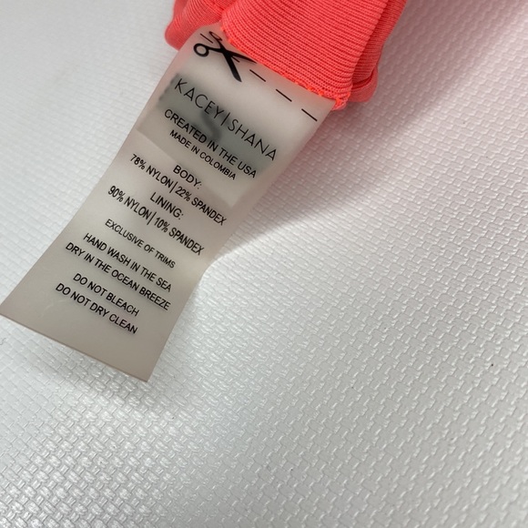 kacey shana pink bikini top and bottom bathing suit size small - Picture 6 of 13